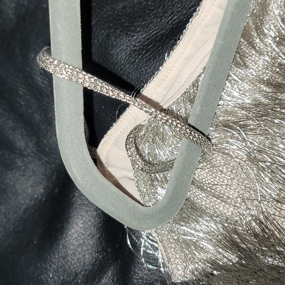 Rachel Zoe fringe metallic blouse - Picture 6 of 7